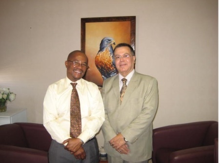 Dr. Matome in a historic office photograph